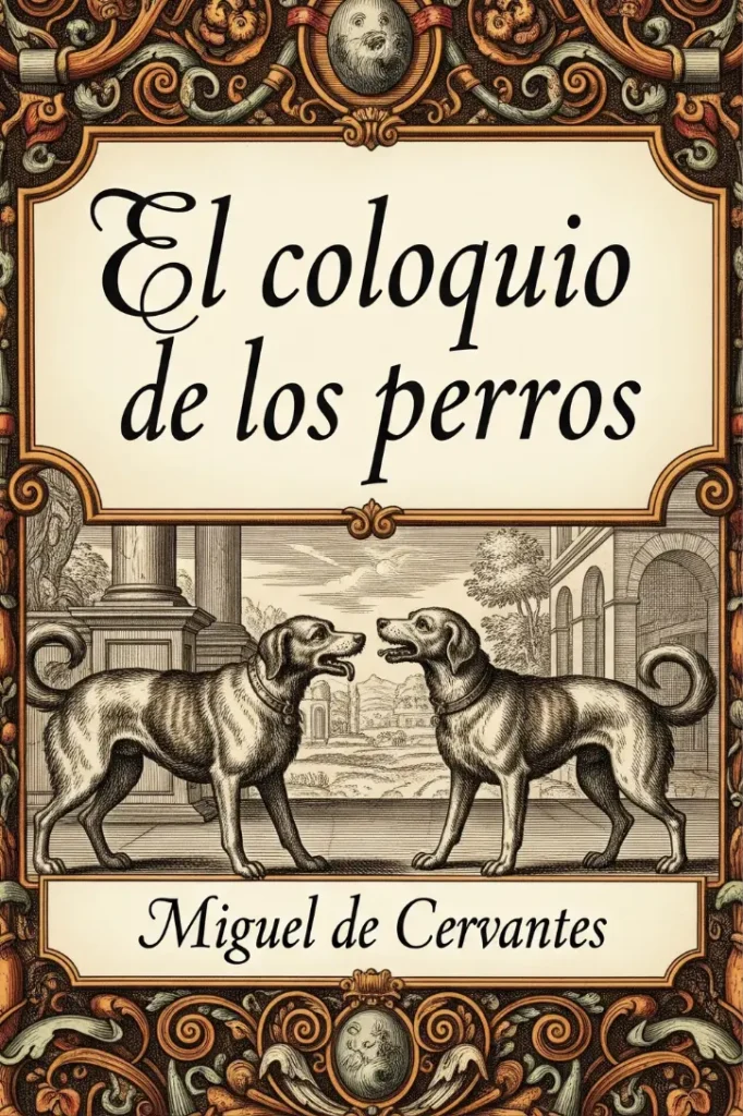 Imagen de portada de la novela El coloquio de los perros