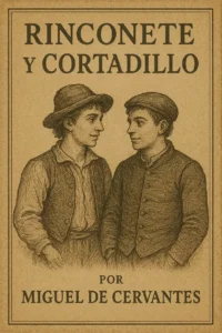 Imagen que muestra la portada de la novela "Rinconete y Cortadillo"
