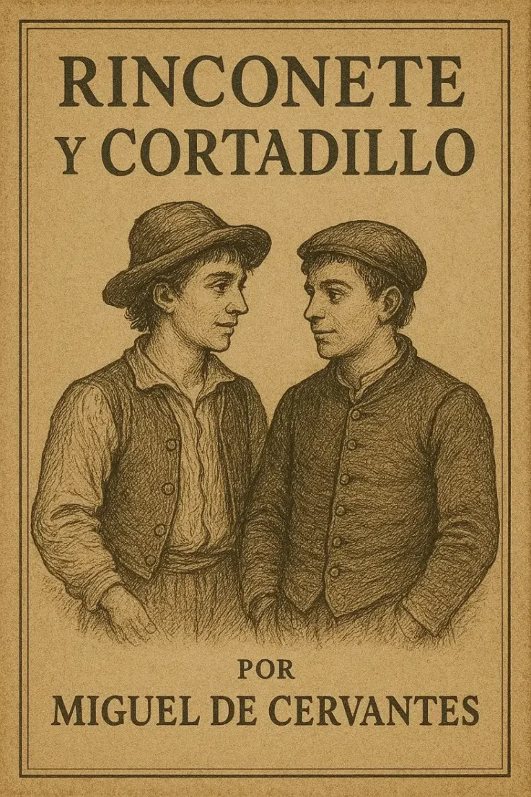 Imagen que muestra la portada de la novela "Rinconete y Cortadillo"