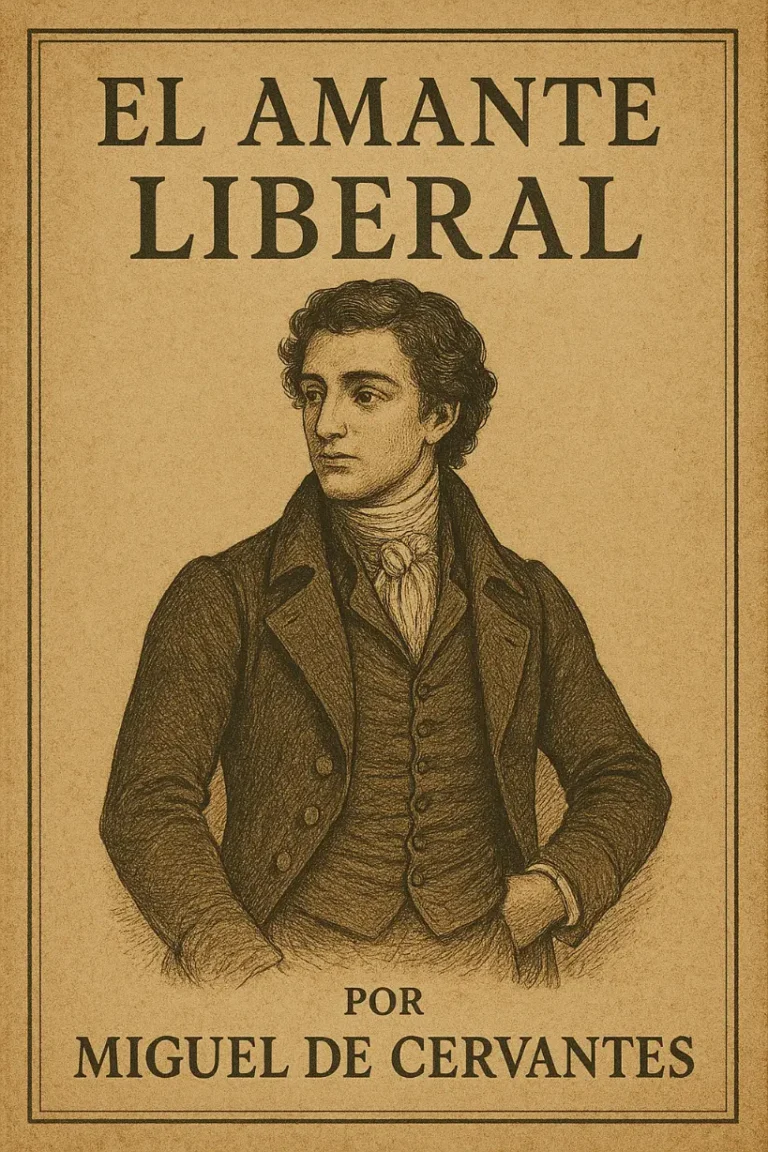 Imagen de portada de la novela "El amante liberal"