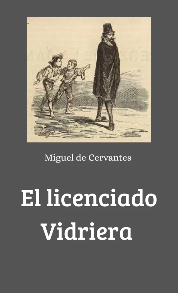 Imagen que representa la portada de la novela "El licenciado Vidriera"