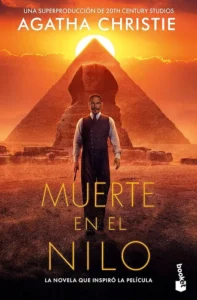 Imágen de portada de la novela Muerte en el Nilo