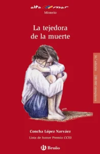 Imágen de portada de la novela La tejedora de la muerte