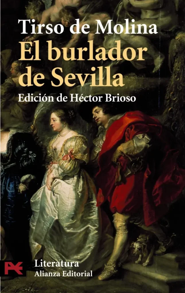 Imágen de portada de la novela El burlador de sevilla